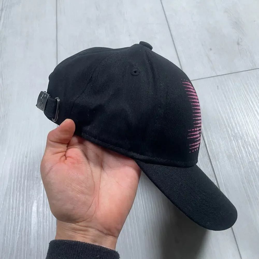 Psycho Bunny Men's Cotton Screen Printed Logo Baseball Adjustable Strap Hat/Cap